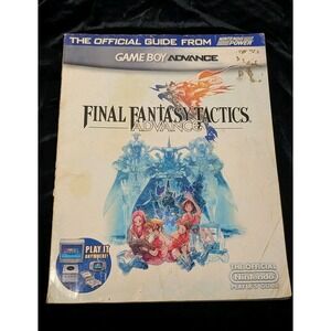 Final Fantasy Tactics Advance Nintendo Power Official Player's Guide GBA
